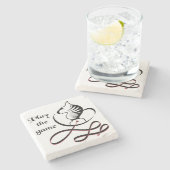 ゲー遊ム・ブル・テリア ストーンコースター (横)