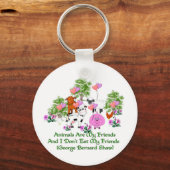 ゲー・B・ショーベジタリアン引用文 キーホルダー (正面)
