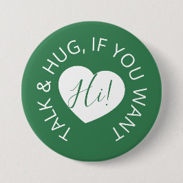 ゲ結婚スト·グリーン·気にハート 缶バッジ