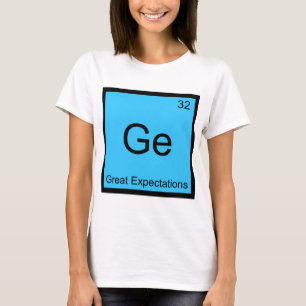 ゲ - 期待を裏切らない化学元素記号 T シャツ