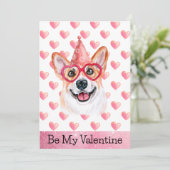 コおもしろいルギI Woof You Dog Valentine's Day シーズンカード (スタンド正面)