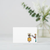 コおもしろいレー理容師スウィニートッド 名刺 (スタンド正面)