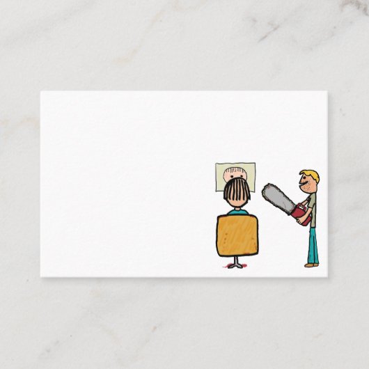 コおもしろいレー理容師スウィニートッド 名刺 (正面)