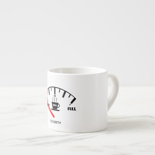 コおもしろいーヒーを得るための燃料計コーヒーマグタイム エスプレッソカップ (正面右)