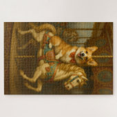 コお洒落ルエレガントギ回転木馬 ジグソーパズル (横)