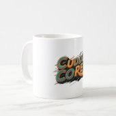 コアをキュドル コーヒーマグカップ (正面左)
