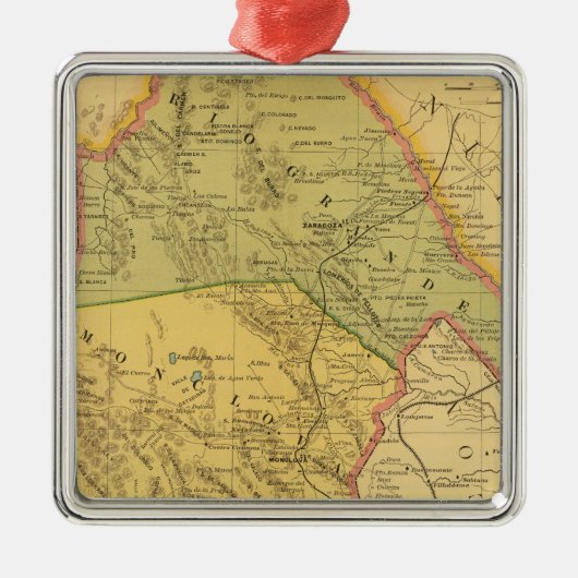 コアウイラ州 メタルオーナメント (正面)