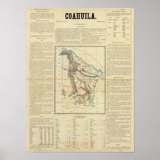 コアウイラ、メキシコ2 ポスター (正面)