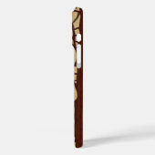 コアウッドティキアイラニサーフボード Case-Mate iPhoneケース (裏面 / 左)