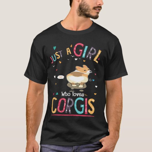 コアギーが大好きな女の子 Tシャツ (正面)