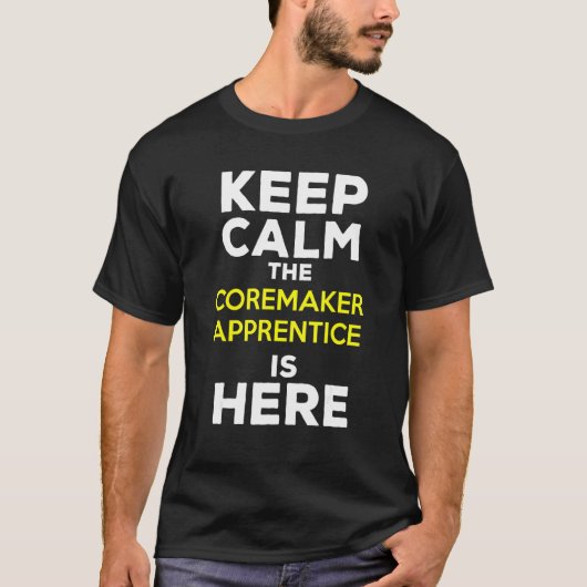 コアクレイ職人の見習いにゃここにいる Tシャツ (正面)