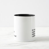 コアコンピタンス 低垂果実を避けるユーモア マグカップ (中央)