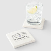 コアセット・マサチューセッツ ストーンコースター (横)