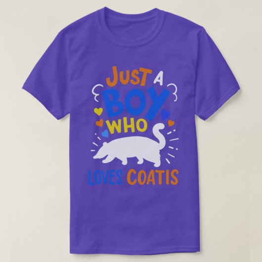 コアティスコティムンディコアティ恋人 Tシャツ (デザイン正面)