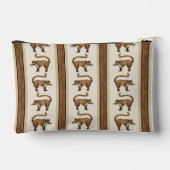 コアティストライプジッパーパウチ アクセサリーポーチ (裏面)