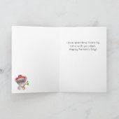 コアラおもしろいアニマルプンファーザーズデイカード カード (内部)