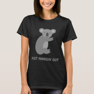 コアラおもしろいベアーショートスリーブウォミナーtシャツ tシャツ