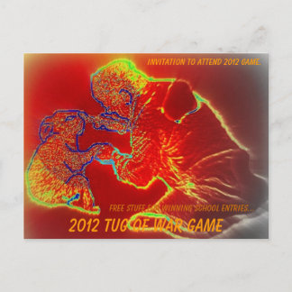 コアラおよび消防士 インビテーションポストカード