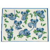 コアラかわいこちゃん- 「裏面」を参照 –  ラージペーパーバッグ (正面)