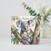 コアラがイースターの金卵を持っている カード (スタンド正面)