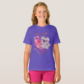 コアラが大好きな女の子 Tシャツ (正面フル)