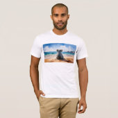 コアラが海を見つめる Tシャツ (正面フル)