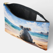 コアラが海 アクセサリーポーチ (見開き)