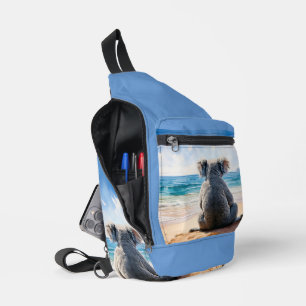 コアラが海 スリングバッグ