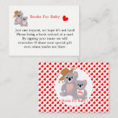 コアラすごいが可愛い本をベビー エンクロージャーカード (正面/裏面)