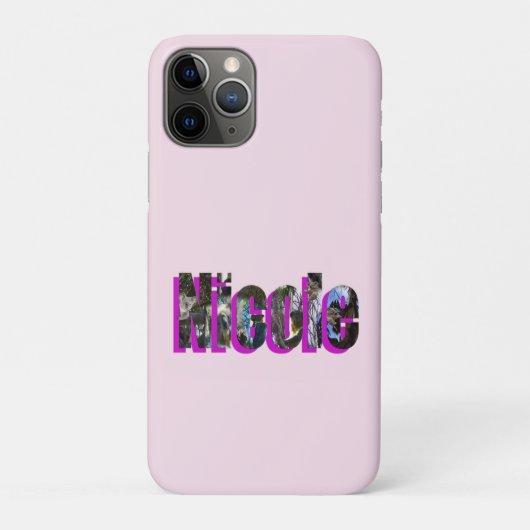 コアラでできた"Nicole"の名前 Case-Mate iPhoneケース (裏)