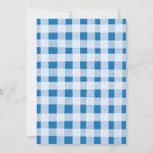 コアラとパンパスグラスダークブルー誕生日パーティー 招待状 (裏面)