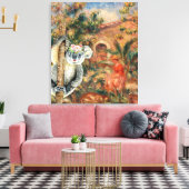 コアラとルノアールズファームハウス キャンバスプリント (インサイチュ (リビング))