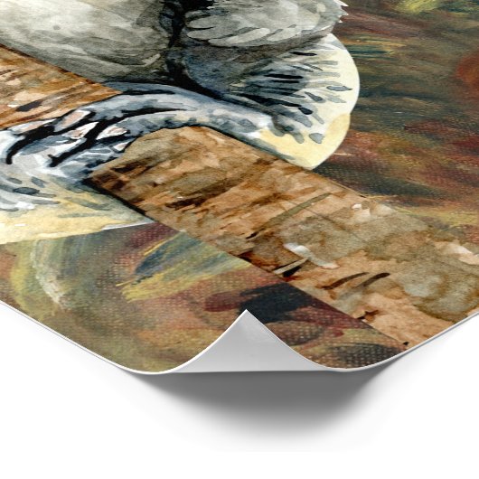 コアラとルノアールズファームハウス ポスター (角)