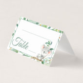 コアラと葉誕生日ベビーシャワーの表番号 (正面)