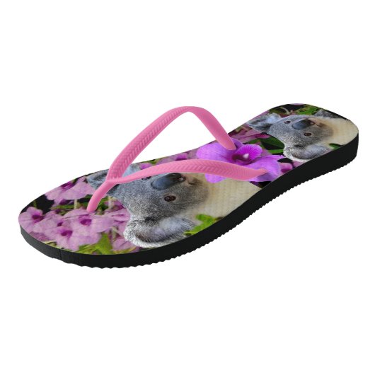 コアラと蘭 ビーチサンダル (アングル)