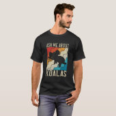 コアラについて聞いてください Tシャツ (正面フル)