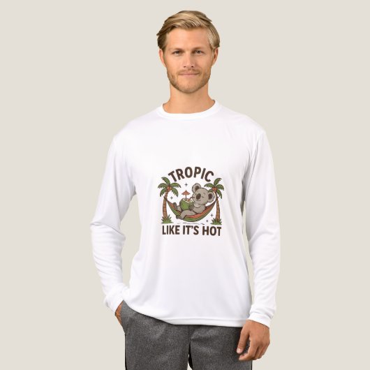 コアラのゆったりスタイル トライブレンドTシャツ (正面全体)