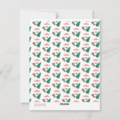 コアラのオーストラリアクリスマスカード シーズンカード (裏面)