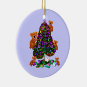 コアラのクリスマスの朝のオーナメント セラミックオーナメント (右)