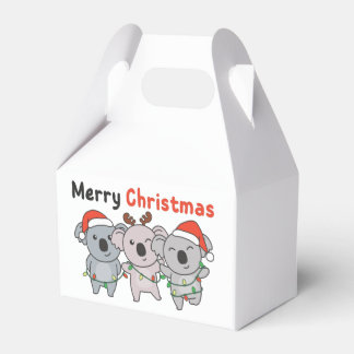 コアラのクリスマス動物コアラスメリークリスマス フェイバーボックス