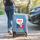 コアラのクリスマス雪の冬の動物コアラのステッカー シール (スーツケースインサイチュ)