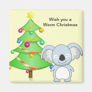 コアラのクリスマス マグネット