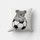 コアラのサッカー スポーツ クッション (裏面)