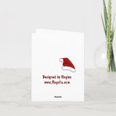 コアラのサンタのクリスマスカード シーズンカード (裏面)