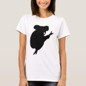 コアラのシルエット Tシャツ (正面)