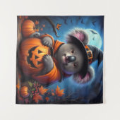 コアラのハロウィンコスチューム タペストリー (正面(横))