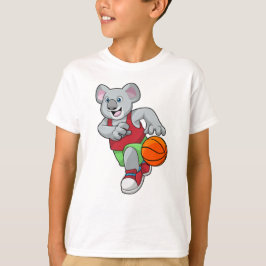 コアラのバスケットボールスポーツ Tシャツ