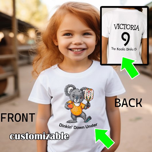 コアラのピックルボール Tシャツ