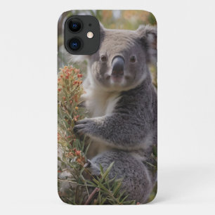 「コアラのヘイブン:グリの木に隠れた」 iPhone 11 ケース