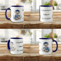 コアラの卒業お祝いマグカップ "You Koalafied"